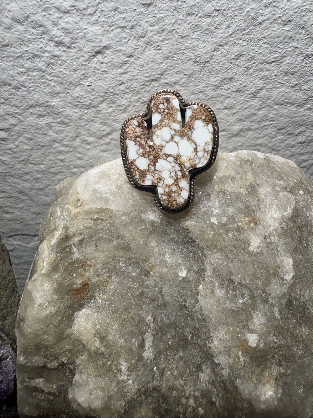 Wild Horse Adjustable Cactus Ring